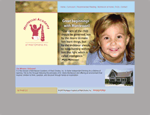 Tablet Screenshot of montessori-omaha.com